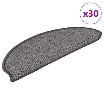 Gossi covorase scara autoadezive aspect sisal 30 buc. maro bej