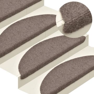 Gossi covorase scari autoadezive 10 buc. crem 56x17x3 cm stil punch