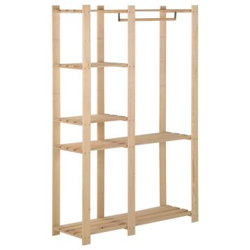 Gossi cuier de haine, 110x38x170 cm, lemn masiv de pin