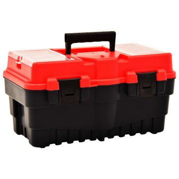 Gossi cutie de scule, rosu, 462x256x242 mm, plastic