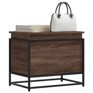 Gossi cutie depozitare stejar maro 60x40x51,5 cm lemn prelucrat