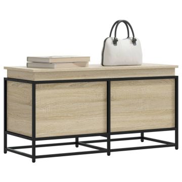 Gossi cutie depozitare stejar sonoma 100x40x51,5 cm lemn prelucrat