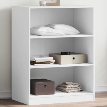 Gossi dulap, alb, 77x48x102 cm, lemn prelucrat