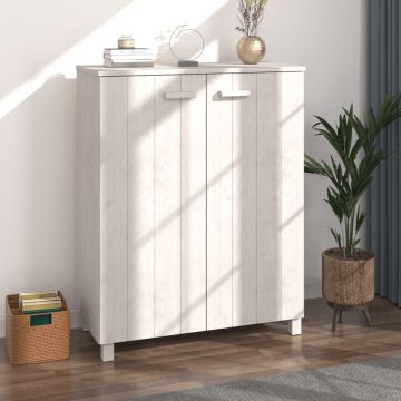 Gossi dulap cd-uri „hamar”, gri inchis, 85x40x108 cm, lemn masiv pin