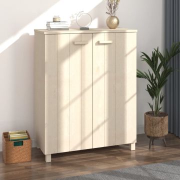 Gossi dulap cd-uri „hamar”, maro miere, 85x40x108 cm, lemn masiv pin