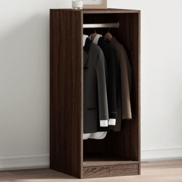 Gossi dulap, gri sonoma, 48x41x102 cm, lemn prelucrat