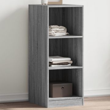 Gossi dulap, gri sonoma, 48x41x102 cm, lemn prelucrat
