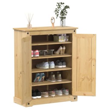 Gossi dulap pantofi corona, 86x38,5x108 cm, lemn masiv de pin