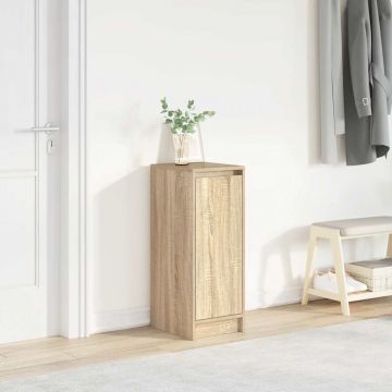 Gossi dulap pantofi stejar sonoma 29,5x34x76 cm lemn prelucrat