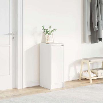 Gossi dulap pentru incaltaminte alb 29,5x34x76 cm lemn prelucrat