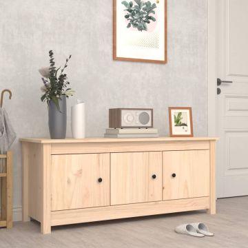 Gossi dulap pentru pantofi, 110x38x45,5 cm, lemn masiv de pin