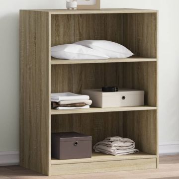 Gossi dulap, stejar sonoma, 77x48x102 cm, lemn prelucrat