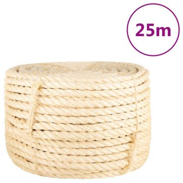 Gossi franghie, 25 m, sisal 100%, 16 mm
