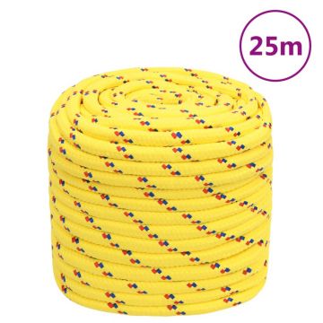 Gossi franghie de barca, galben, 18 mm, 25 m, polipropilena