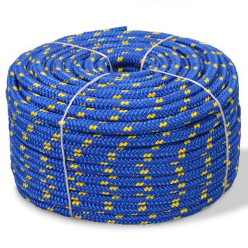 Gossi franghie marinareasca din polipropilena 6 mm 100 m, albastru