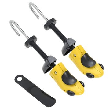Gossi intinzatoare de pantofi cu corn, galben, eu 34-37, plastic