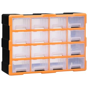 Gossi organizator cu 16 sertare medii, 52x16x37 cm