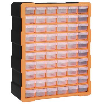 Gossi organizator cu 60 de sertare, 38 x 16 x 47,5 cm