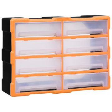 Gossi organizator cu 8 sertare mari, 52x16x37 cm