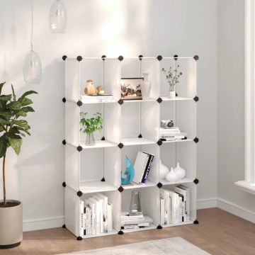 Gossi organizator cub de depozitare, 12 cuburi, transparent, pp