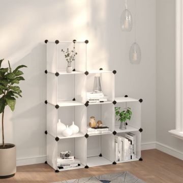 Gossi organizator cub de depozitare, 9 cuburi, transparent, pp