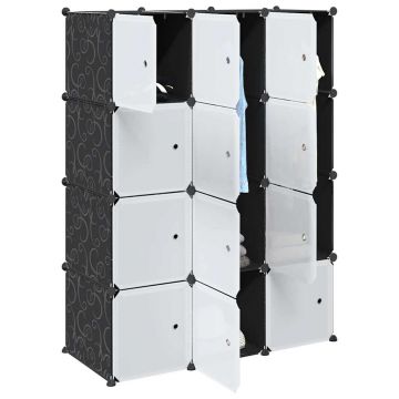 Gossi organizator cuburi depozitare cu 12 cuburi si tije de agatat pp