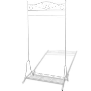 Gossi organizator imbracaminte, otel, alb