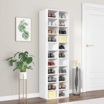 Gossi pantofar, alb, 54x34x183 cm, pal