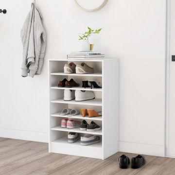 Gossi pantofar, alb, 60x35x92 cm, pal