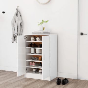 Gossi pantofar, alb, 60x35x92 cm, pal