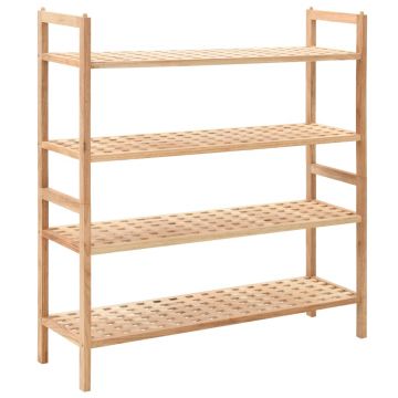 Gossi pantofar din lemn masiv de nuc, 69 x 26 x 81 cm