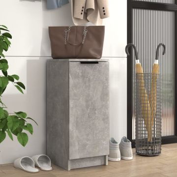 Gossi pantofar, gri beton, 30x35x70 cm, lemn compozit