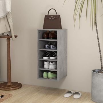 Gossi pantofar, gri beton, 31,5x35x70 cm, pal