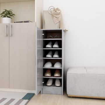 Gossi pantofar, gri beton, 32x35x92 cm, pal