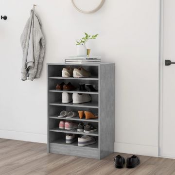 Gossi pantofar, gri beton, 60x35x92 cm, pal