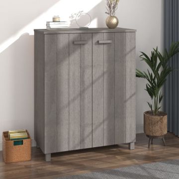 Gossi pantofar, gri deschis, 85x40x108 cm, lemn masiv de pin