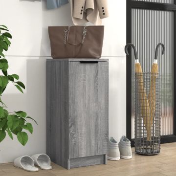 Gossi pantofar, gri sonoma, 30x35x70 cm, lemn compozit