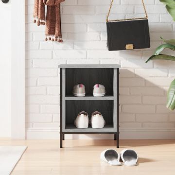 Gossi pantofar, gri sonoma, 38x35x50 cm, lemn compozit
