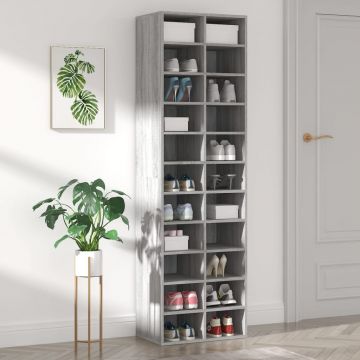 Gossi pantofar, gri sonoma, 54x34x183 cm, pal