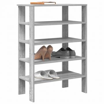 Gossi pantofar, gri sonoma61x32x87,5 cm, lemn prelucrat