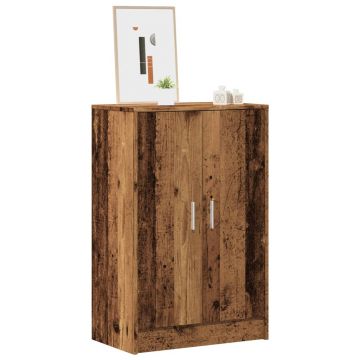 Gossi pantofar, lemn vechi, 60x35x92 cm, lemn prelucrat
