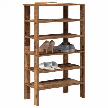 Gossi pantofar, lemn vechi, 61x32x105 cm, lemn compozit