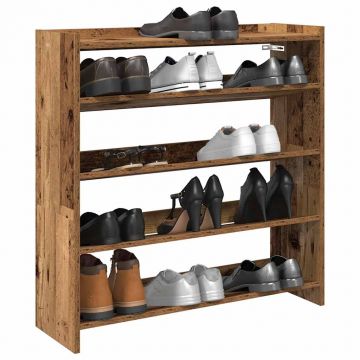Gossi pantofar, lemn vechi, 80x25x81 cm, lemn compozit