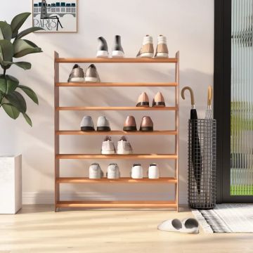 Gossi pantofar, maro, 90x24x117 cm, lemn compozit