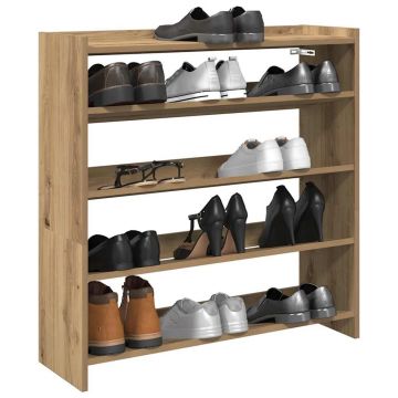 Gossi pantofar, stejar artizanal, 80x25x81 cm lemn prelucrat