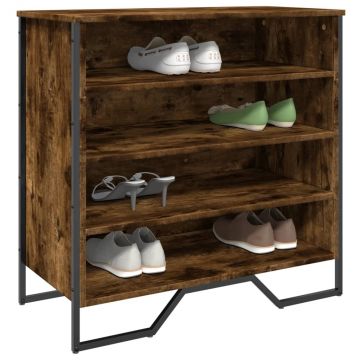 Gossi pantofar, stejar fumuriu, 80x38x78 cm, lemn compozit