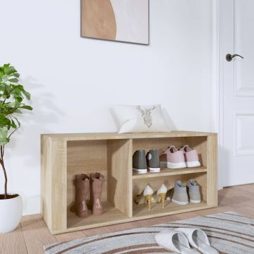 Gossi pantofar, stejar sonoma, 100x35x45 cm, lemn prelucrat