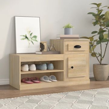 Gossi pantofar, stejar sonoma, 100x42x60 cm, lemn prelucrat