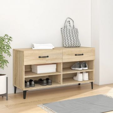 Gossi pantofar, stejar sonoma, 102x35x55 cm, lemn compozit
