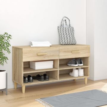 Gossi pantofar, stejar sonoma, 102x35x55 cm, lemn compozit
